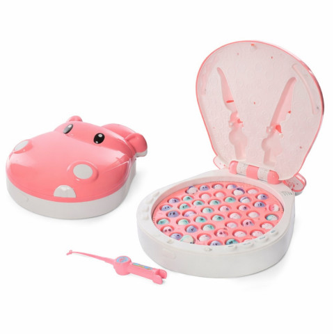 Интерактивная игра Бегемот, магнитная рыбалка 156-5 С (18/2) Pink Интерактивная игра Бегемот, магнитная рыбалка 156-5 С (18/2) Pink