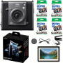 Набір камера моментального друку Fujifilm Instax WIDE Evo Black + магнітна фоторамка + фотоплівка 40 шт