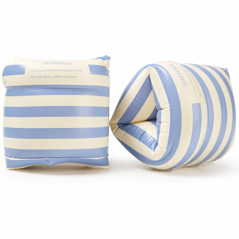 Дитячі надувні нарукавники 3-12 років 18 × 17 см для плавання Білий/Блакитний