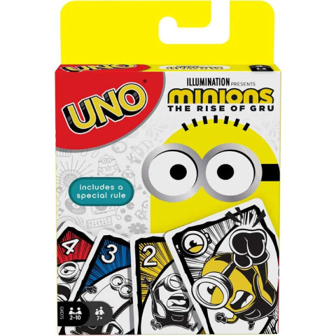Настольная игра UNO Миньоны 108 карт Настольная игра UNO Миньоны 108 карт