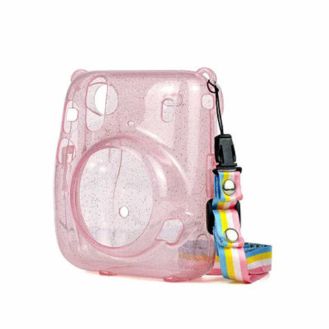 Чехол Fujifilm Instax Mini 11 Case Transparent Pink Чехол Fujifilm Instax Mini 11 Case Transparent Pink