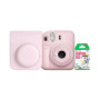 Набір камера моментального друку Fujifilm Instax Mini 12 Rose + чохол + фотоплівка 10 шт