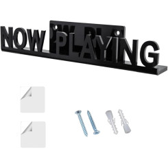 Полка акриловая для хранения виниловых пластинок Now Playing Black Полка акриловая для хранения виниловых пластинок Now Playing Black