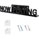 Полка акриловая для хранения виниловых пластинок Now Playing Black