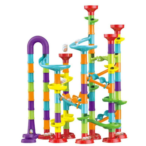 Конструктор лабиринт Marble Run трек с шариками 113 деталей
