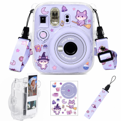 Чехол Fujifilm Instax Mini 13 прозрачный, Магический Котик