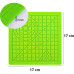Силиконовый коврик для 3D ручек 17x17 см Green