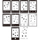 Наклейки для фотопленки Fujifilm Instax Mini/Liplay/Polaroid 300/Z2300/SHARE SP-1/SP-2/link Черно-белые 10 шт