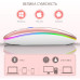Беспроводная мышь Bluetooth перезаряжаемая с RGB подсветкой 2,4 ГГц Rose Gold Беспроводная мышь Bluetooth перезаряжаемая с RGB подсветкой 2,4 ГГц Rose Gold