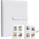 Фотоальбом для Fujifilm Instax Mini/EVO/Link/Liplay/Polaroid Hi-Print/Kodak Step/Mini Shot/Canon Ivy CLIQ/CLIQ+, для 256 фото, Белый Фотоальбом для Fujifilm Instax Mini/EVO/Link/Liplay/Polaroid Hi-Print/Kodak Step/Mini Shot/Canon Ivy CLIQ/CLIQ+, для 256 фото, Белый
