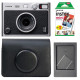 Набір камера моментального друку Fujifilm Instax Mini Evo Hybrid Black + чохол + фотоплівка 10 шт + фоторамка