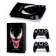 Виниловая наклейка для Sony PlayStation PS5 Venom Black 360 Виниловая наклейка для Sony PlayStation PS5 Venom Black 360