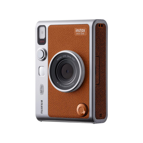 Камера моментальной печати Fujifilm Instax Mini Evo Hybrid Brown