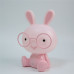 Детский светодиодный ночник JIAMEN Кролик в очках Pink