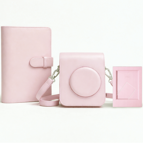 Чохол + фотоальбом 108 + фоторамка Fujifilm instax mini 12 Rose Чохол + фотоальбом 108 + фоторамка Fujifilm instax mini 12 Rose