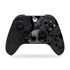 Виниловая наклейка SONGYI для геймпада Xbox Series X/S Black skull Виниловая наклейка SONGYI для геймпада Xbox Series X/S Black skull