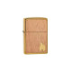 Зажигалка Zippo Woodchuck Mahogany Emblem Brushed Brass 29901-000002