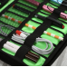 Органайзер для кабелей и мелочей Supretto Black/Green Органайзер для кабелей и мелочей Supretto Black/Green