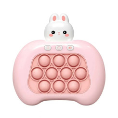 Электронная приставка консоль Quick Push Game приставка игры Pop It антистресс тик ток игрушка Rabbit Rose Электронная приставка консоль Quick Push Game приставка игры Pop It антистресс тик ток игрушка Rabbit Rose