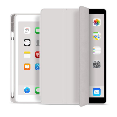 Чохол-книжка з тримачем для стілуса для iPad Pro 11 For IP Air 4 10.9 (2018/2020/2021) Grey Чохол-книжка з тримачем для стілуса для iPad Pro 11 For IP Air 4 10.9 (2018/2020/2021) Grey