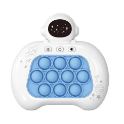 Электронная приставка консоль Quick Push Game приставка игры Pop It антистресс тик ток игрушка Astronaut White/Blue Электронная приставка консоль Quick Push Game приставка игры Pop It антистресс тик ток игрушка Astronaut White/Blue