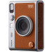 Набір камера моментального друку Fujifilm Instax Mini Evo Hybrid Brown + чохол + фотоплівка 20 шт + фотоальбом 108 + наклейки 20 шт + фоторамка