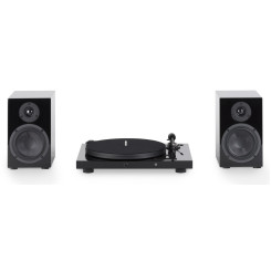 Граммофон Pro-Ject Set Juke Box E + Speaker Box 5 High Gloss Black