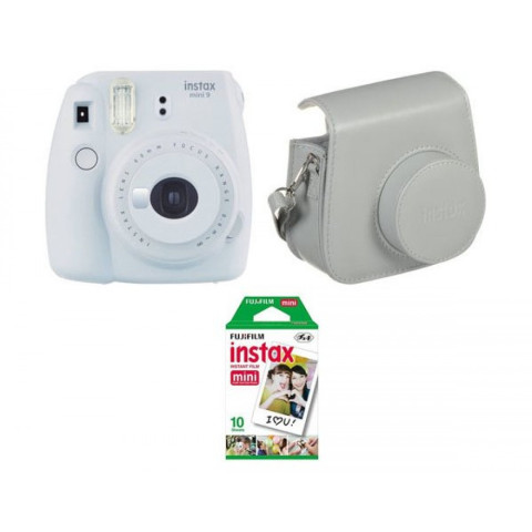 Камера моментальной печати Fujifilm Instax Mini 9 White+Чехол+Фотопленка