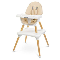 Стульчик для кормления Caretero Tuva Beige Стульчик для кормления Caretero Tuva Beige