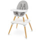 Стульчик для кормления Caretero Tuva Grey Стульчик для кормления Caretero Tuva Grey