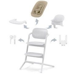 Стульчик для кормления Cybex Gold Lemo 4in1 All White