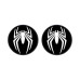 Силіконові накладки на стик для геймпадів PS5/PS4/Xbox One/Series S/Series X/Switch Pro 2 шт Spider Black/White