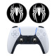 Силиконовые накладки на стик для геймпадов PS5/PS4/Xbox One/Series S/Series X/Switch Pro 2 шт Spider Black/White Силиконовые накладки на стик для геймпадов PS5/PS4/Xbox One/Series S/Series X/Switch Pro 2 шт Spider Black/White