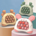 Электронная приставка консоль Quick Push Game приставка игры Pop It антистресс тик ток игрушка 80 уровней Deer Green