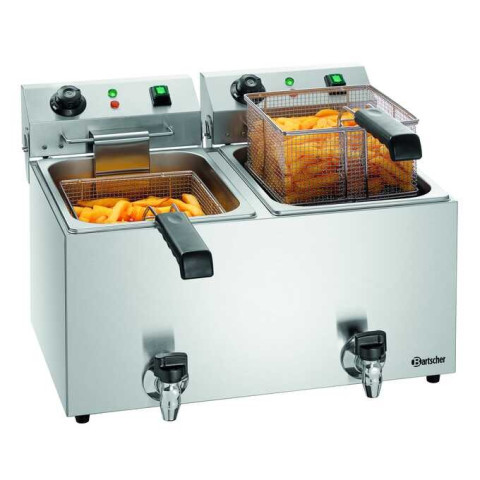 Фритюрниця BARTSCHER SNACK IV PLUS A162824E, 2х9 л Фритюрниця BARTSCHER SNACK IV PLUS A162824E, 2х9 л