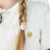 Набор детских резинок для волос OLOEY 20 шт Light pink