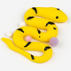 Игрушка антистресс Змея, сквиши, жвачка-тянучка, 30 см силиконовая Желтая Игрушка антистресс Змея, сквиши, жвачка-тянучка, 30 см силиконовая Желтая