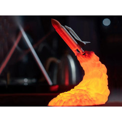 Ночник 3D Ракета, с аккумулятором, кабелем USB Ночник 3D Ракета, с аккумулятором, кабелем USB
