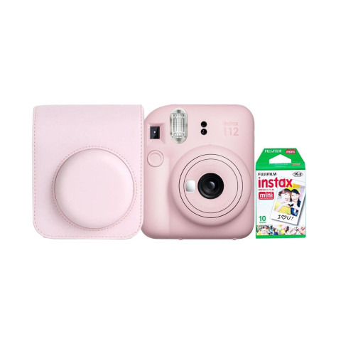 Набор камера моментальной печати Fujifilm Instax Mini 12 Rose + чехол + фотопленка 10 шт Набор камера моментальной печати Fujifilm Instax Mini 12 Rose + чехол + фотопленка 10 шт