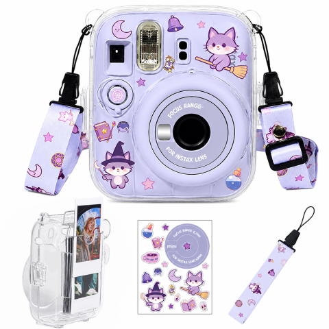 Чохол Fujifilm Instax Mini 13 прозорий, Магічний Котик