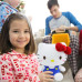 М'яка іграшка Sanrio Hello Kitty 22 см Sitting Blue