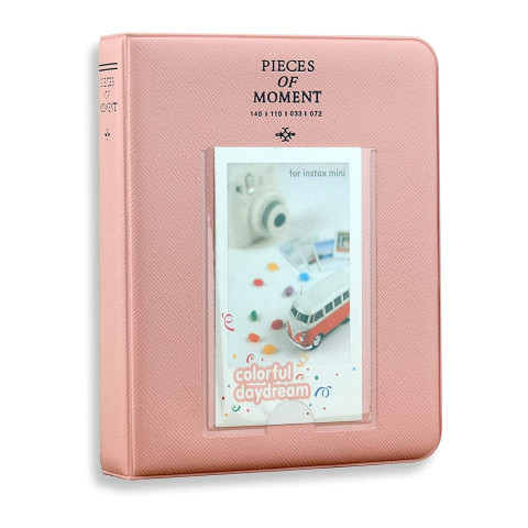Фотоальбом для Fujifilm Instax Mini, Liplay, Polaroid 300, Z2300, SHARE SP-1, SP-2, link, light pink 64