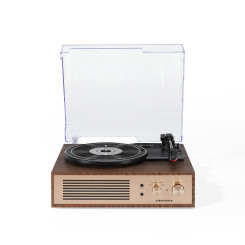 Виниловый проигрыватель Crosley Miles Record Player Walnut