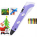 3D-ручка для рисования комплект 9M PLA (пластик 3 цвета), USB Purple 3D-ручка для рисования комплект 9M PLA (пластик 3 цвета), USB Purple
