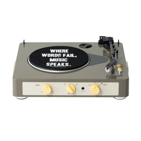 Портативный Виниловый проигрыватель Gadhouse Brad Retro MK ll Grey