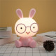 Детский светодиодный ночник JIAMEN Кролик в очках Pink Детский светодиодный ночник JIAMEN Кролик в очках Pink