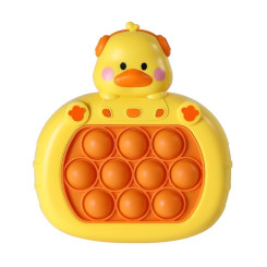 Электронная приставка консоль Quick Push Game приставка игры Pop It антистресс тик ток Duck Yellow Электронная приставка консоль Quick Push Game приставка игры Pop It антистресс тик ток Duck Yellow