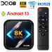 Смарт ТВ приставка DQ08 RK3528/Android 13/Quad Core Cortex A53/поддержка 8K Video 4K HDR10+ Dual Wifi/European Standard 4GB 64GB Voice RC Смарт ТВ приставка DQ08 RK3528/Android 13/Quad Core Cortex A53/поддержка 8K Video 4K HDR10+ Dual Wifi/European Standard 4GB 64GB Voice RC