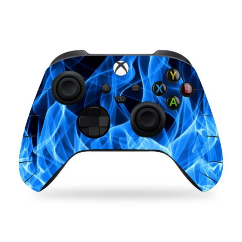 Виниловая наклейка SONGYI для геймпада Xbox Series X/S Blue flame Виниловая наклейка SONGYI для геймпада Xbox Series X/S Blue flame