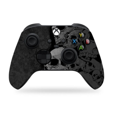 Вінілова наклейка SONGYI для геймпада Xbox Series X/S Black skull